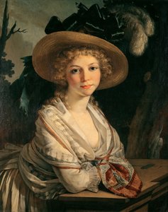 若い女性の肖像画